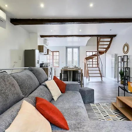 T3 Loft Moderne Grande Terrasse Centre *