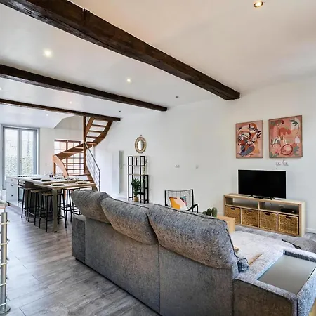 T3 Loft Moderne Grande Terrasse Centre * Douai