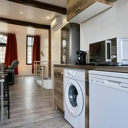 T3 Loft Moderne Grande Terrasse Centre Apartamento Douai
